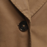 René Lezard Leather Blazer in light brown