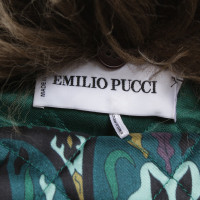 Emilio Pucci Giacca in pelle a Bordeaux