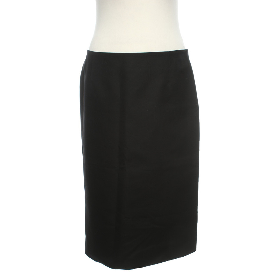 Alberta Ferretti Skirt Cotton in Black