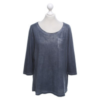 Marc Cain Top in blu / argento