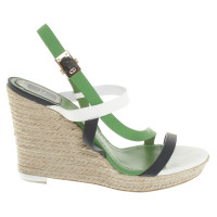 Christian Dior Wedges in green