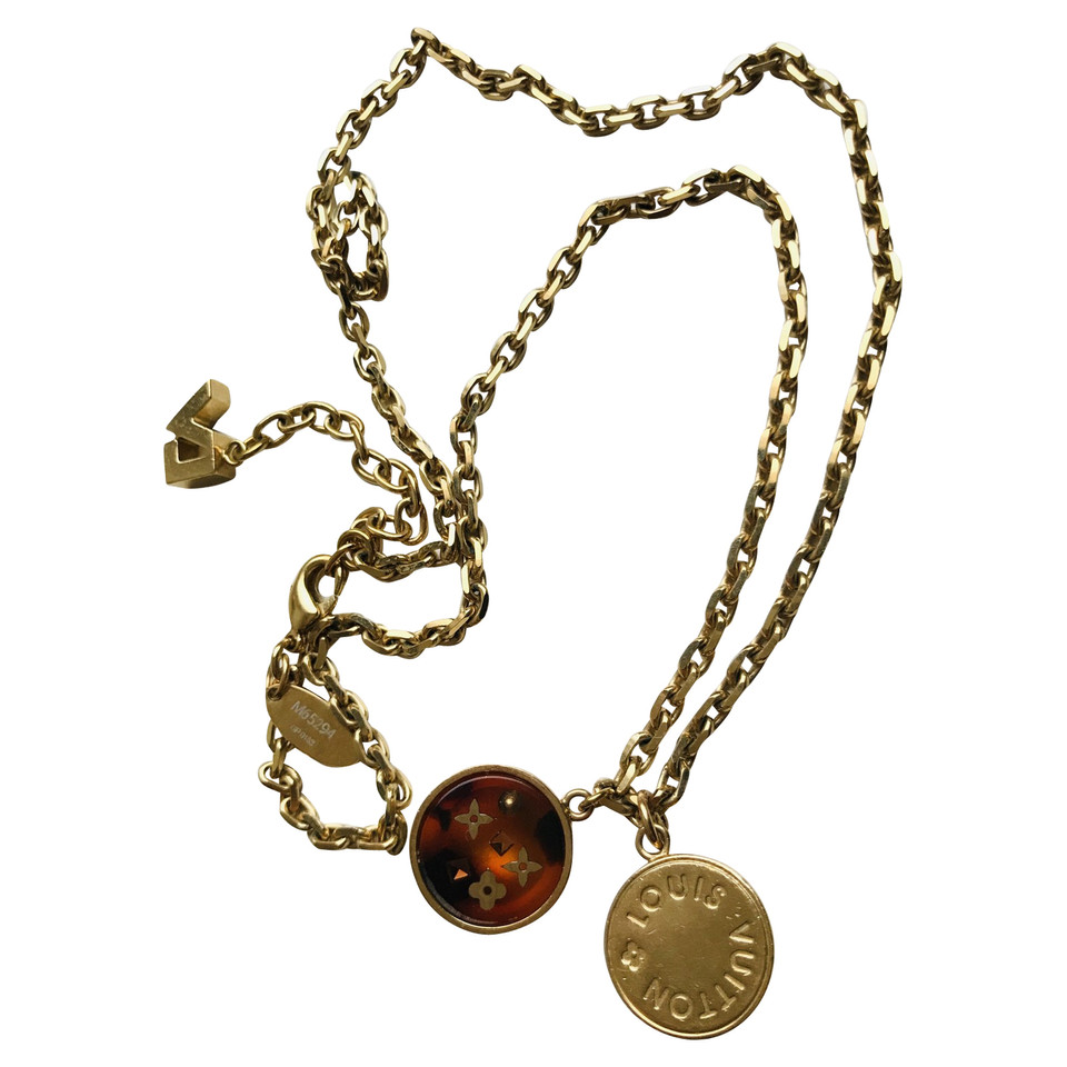 Louis Vuitton Necklace Gilded in Gold