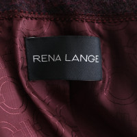 Rena Lange Blazer aus Wolle in Bordeaux
