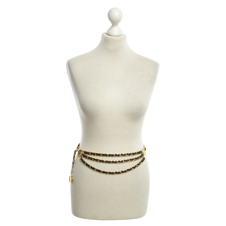 Chanel Gold-colored chain belt