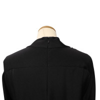 Hugo Boss camicetta di seta in nero