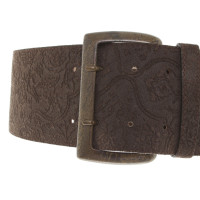 Patrizia Pepe Leather belt with embossing
