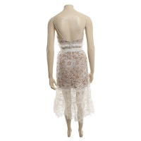 Self Portrait Lace dress in white