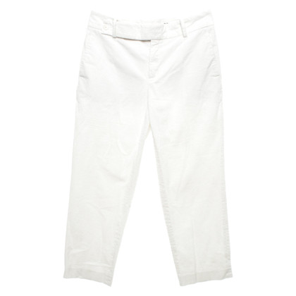 Drykorn Paire de Pantalon en Coton en Blanc