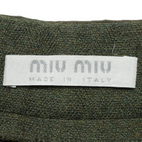 Miu Miu trousers in green
