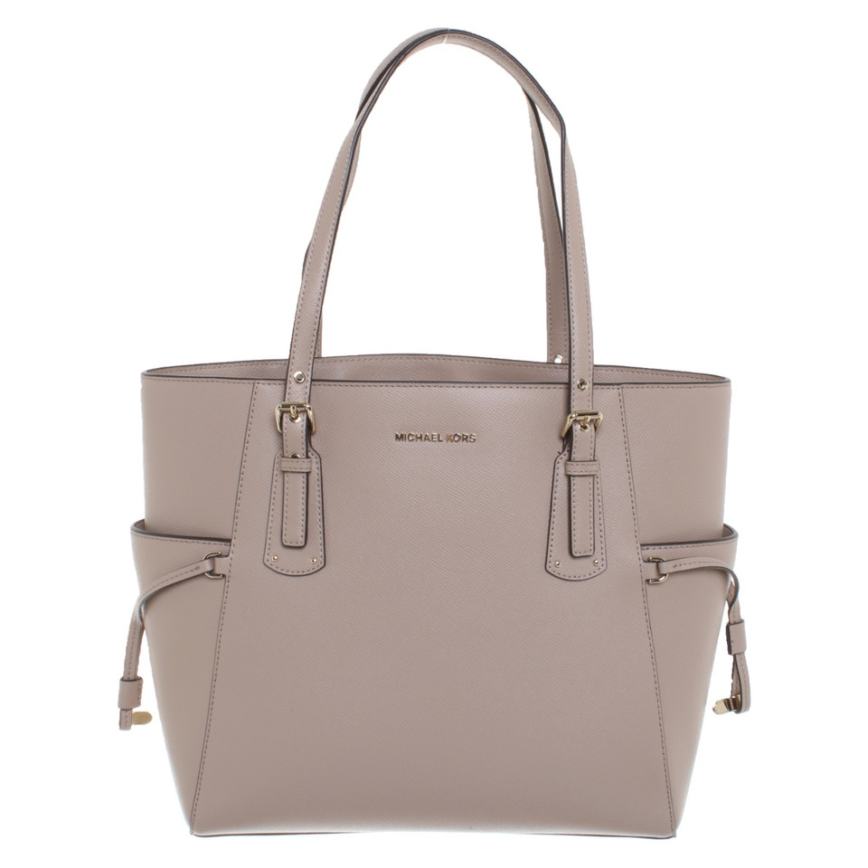 Michael Kors Shopper aus Leder in Beige