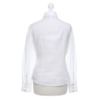 Giorgio Armani Linen blouse in white