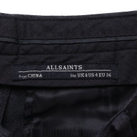 All Saints Pantalon en gris-noir