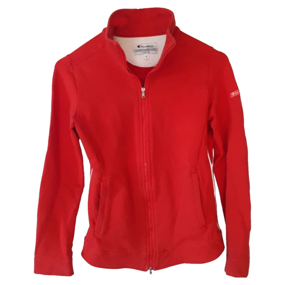 Champion Jacke/Mantel aus Baumwolle in Rot