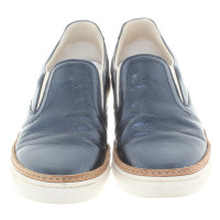 Maison Martin Margiela Metallic sneakers in blauw