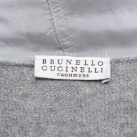 Brunello Cucinelli Strickjacke in Grau