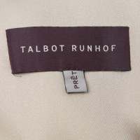 Talbot Runhof Robe de soirée beige / or