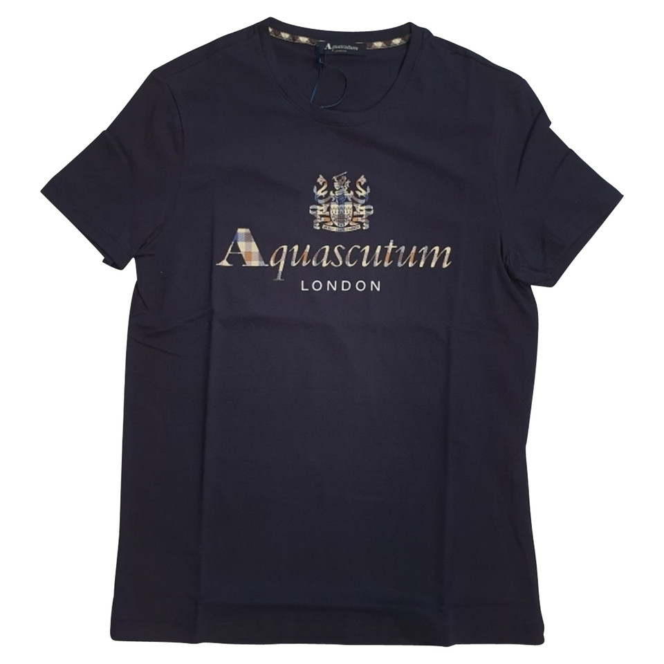 Aquascutum Capispalla in Cotone in Blu