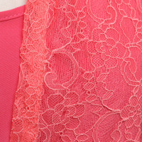 Maje Lace top in coral red
