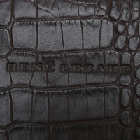 René Lezard clutch in Bruin