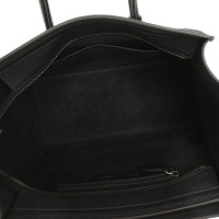 Céline Luggage Micro Leather in Black