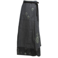 Kenzo skirt with embroidery in midi length