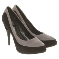 Calvin Klein Pumps/Peeptoes Suède in Zwart