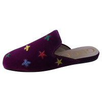 Gucci Slippers/Ballerina's Canvas in Violet