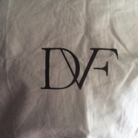 Diane Von Furstenberg Schwarze Lederhandtasche