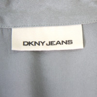 Dkny Grey silk blouse