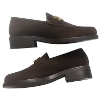 Gucci Slippers/Ballerinas Suede in Brown