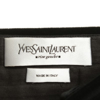 Yves Saint Laurent Hose aus schwarzem Samt