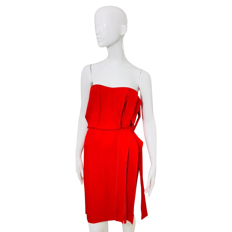 Bottega Veneta Dress Viscose in Red