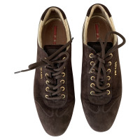 Prada Trainers Suede in Brown
