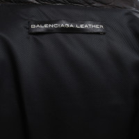 Balenciaga Brown leather jacket 