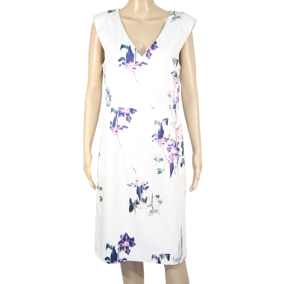 French Connection Floral dress in white