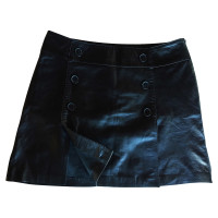 Arma Leather skirt in black