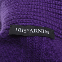 Iris Von Arnim Cashmere cardigan in purple