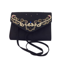 Casadei Black bag with ornaments