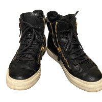 Giuseppe Zanotti Sneakers Leer in Zwart