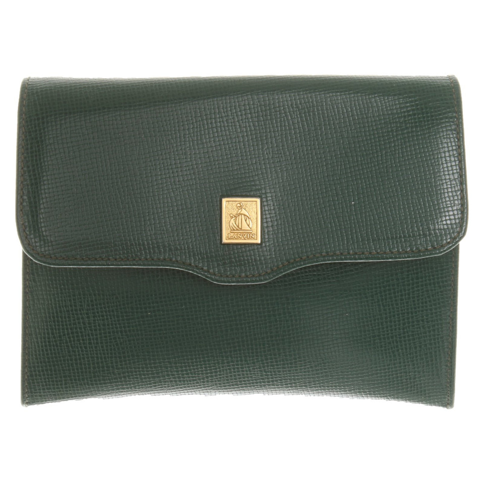 Lanvin Pochette in Pelle in Verde