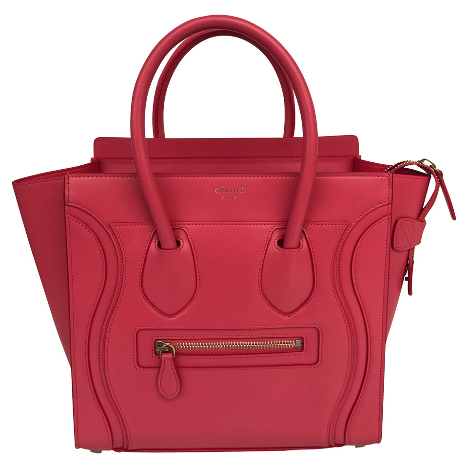 Céline Luggage aus Leder in Rosa / Pink