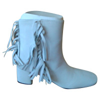 Prada Bottines en Cuir en Blanc