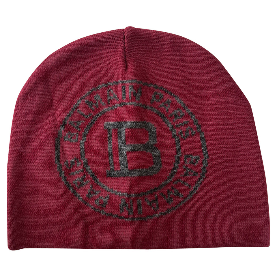 Balmain Hat/Cap Cotton in Red