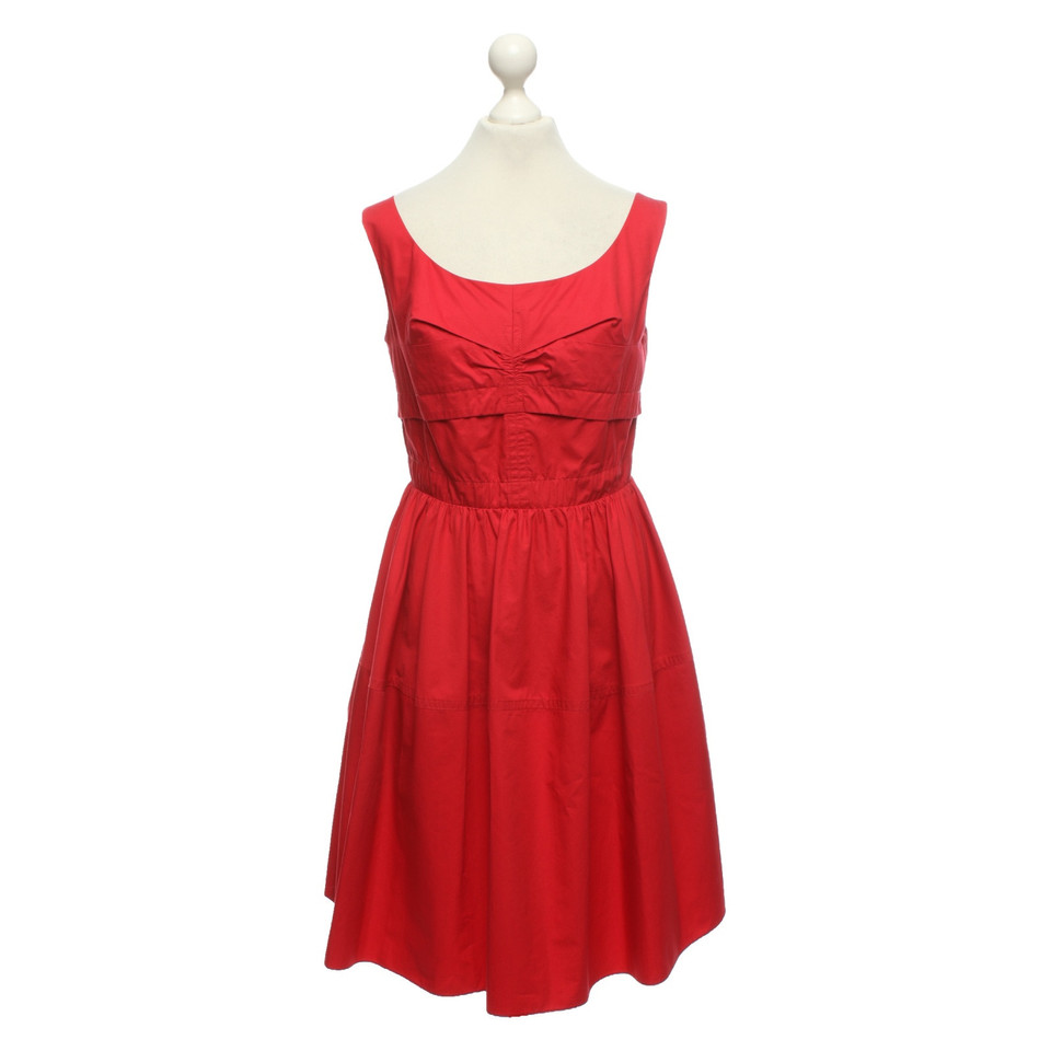 Carven Dress Cotton in Red