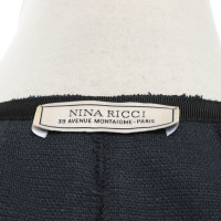 Nina Ricci Giacca bouclé in blu scuro