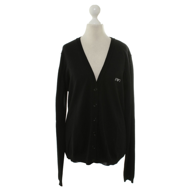 Armani Jeans Cardigan in black