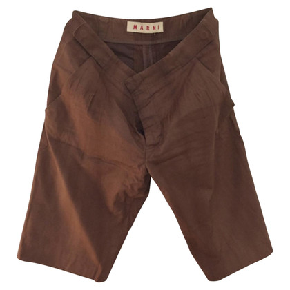 Marni Shorts aus Baumwolle in Braun