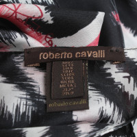 Roberto Cavalli motifs écharpe de soie