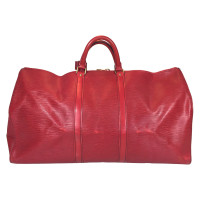 Louis Vuitton Keepall 55 in Rot