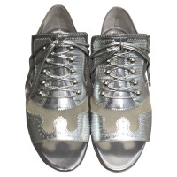 Givenchy Sandals Leather in Silvery
